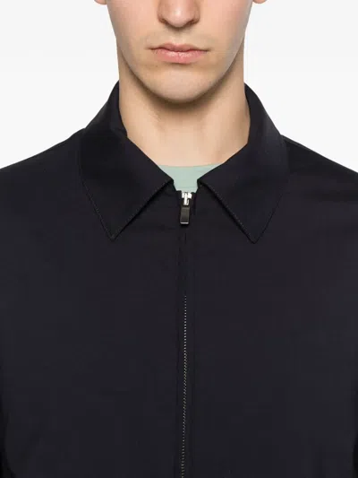 Manuel Ritz Zip-up Jacket In Black