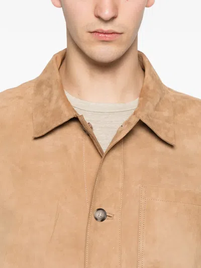 Manuel Ritz Long-sleeves Jacket In Brown