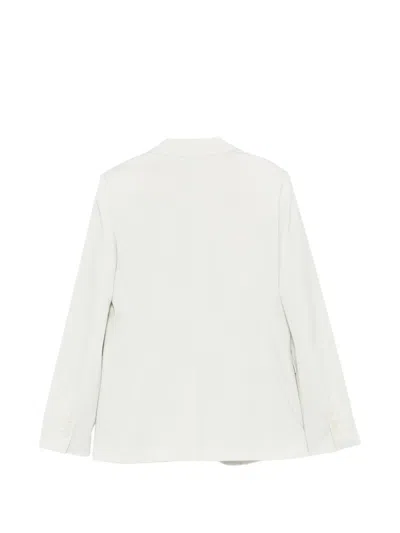 Manuel Ritz Peak-lapels Single-breasted Jacket In White