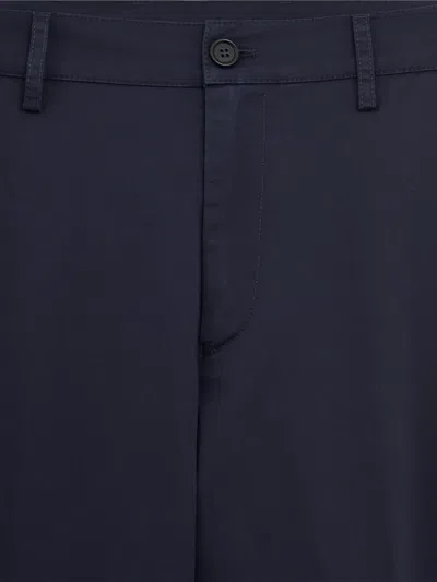 Aspesi Button Pocket Trousers In Blue