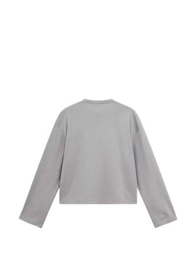 Rier Long-sleeved T-shirt In Gray