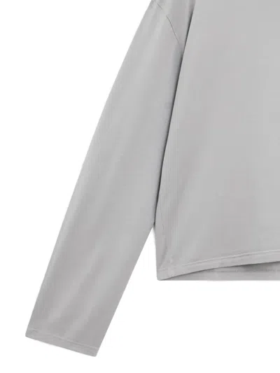 Rier Long-sleeved T-shirt In Gray