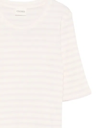 Closed Striped T-shirt In White
