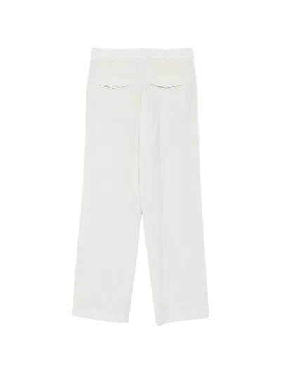 Manuel Ritz Belt-loop Trousers In Neutral