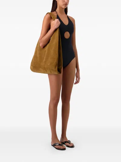 Coperni Window Swimsuit Woman Black In Black