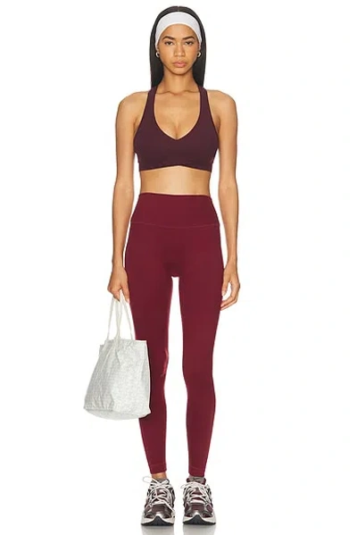 Set Active Formcloud Cloud Legging In Burgundy