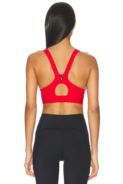 On Performance Bra In Red