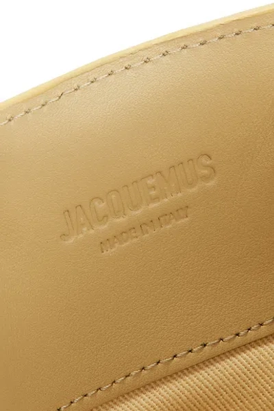 Jacquemus Womens Light Ivory Le Petit Bambola Small Leather Top-handle Bag In Neutral