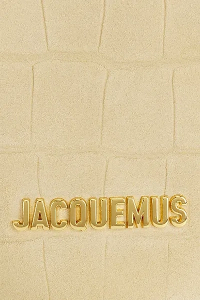 Jacquemus Womens Light Ivory Le Petit Bambola Small Leather Top-handle Bag In Neutral