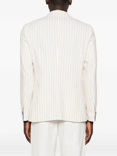 Manuel Ritz Single-breasted Blazer In White