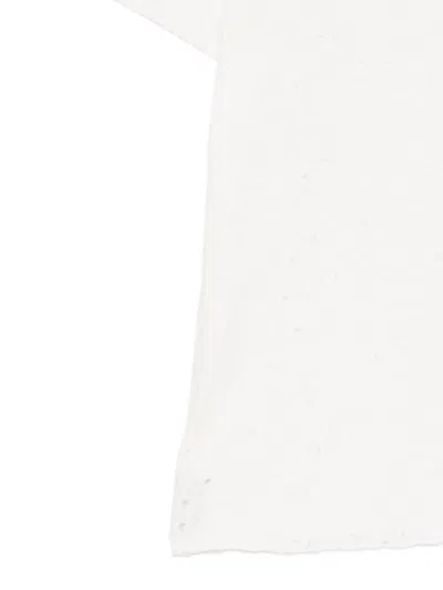 Thom Krom Distressed-effect T-shirt In White