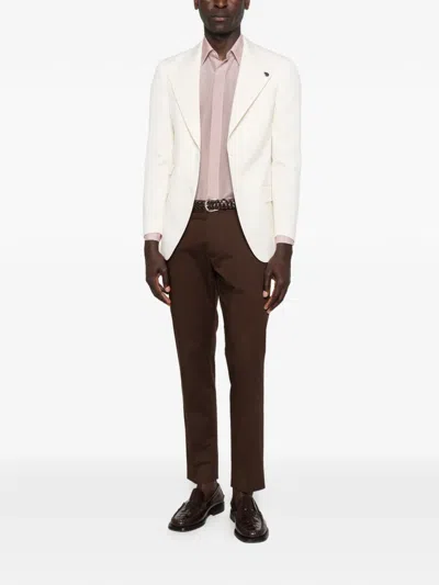 Gabriele Pasini Striped-pattern Blazer In White