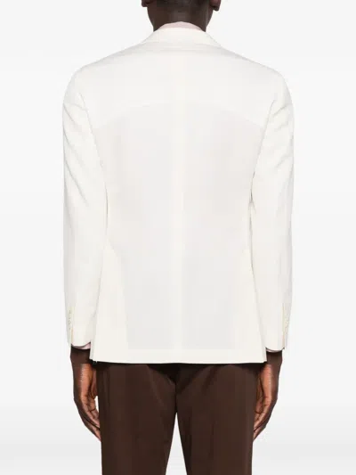 Gabriele Pasini Striped-pattern Blazer In White