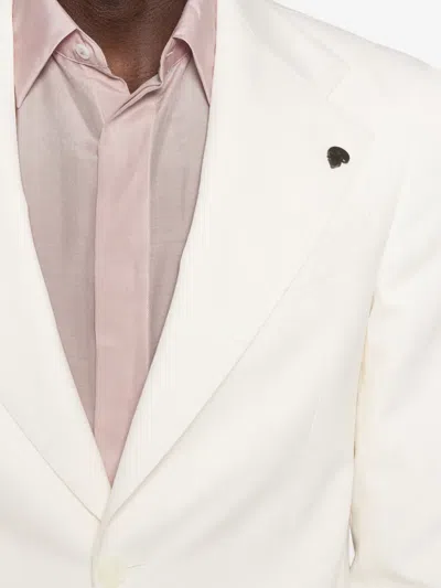 Gabriele Pasini Striped-pattern Blazer In White
