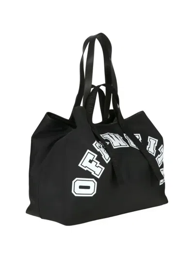 Off-white Logo-print Tote Bag In Pattern