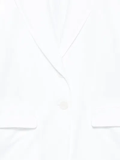 Aspesi Single-breasted Blazer In White