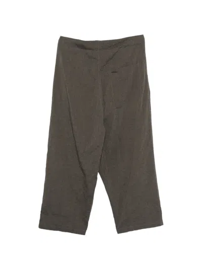 Forme D'expression Belted Trousers In Brown