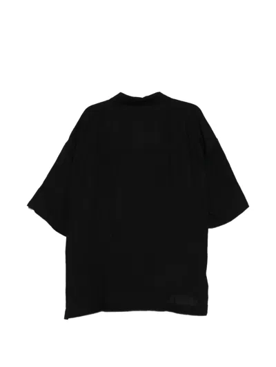 Forme D'expression Linen Shirt In Black