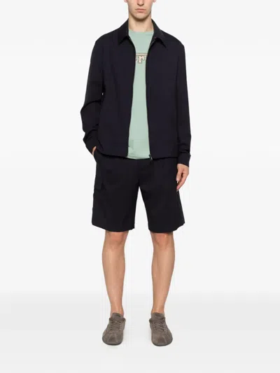 Manuel Ritz Cargo-pocket Shorts In Blue