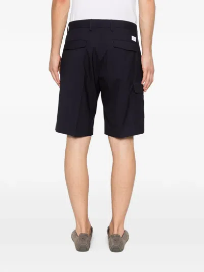 Manuel Ritz Cargo-pocket Shorts In Blue