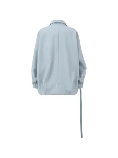 Ili Node Cassius Button-up Jacket In Blue