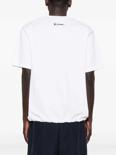 A Bathing Ape Graphic-print Drawstring T-shirt In White
