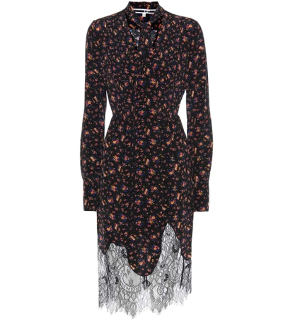 Shop Mcq By Alexander Mcqueen Floral-printed Silk Dress In Vietage Floral