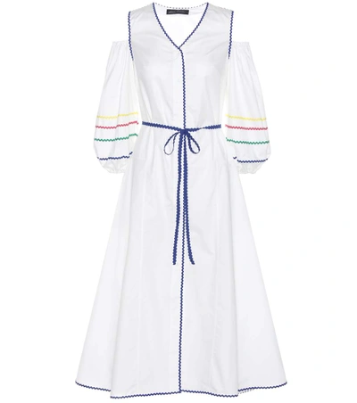 Anna October Trimmed Cotton Dress