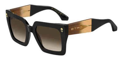 Etro Square-frame Sunglasses In Black