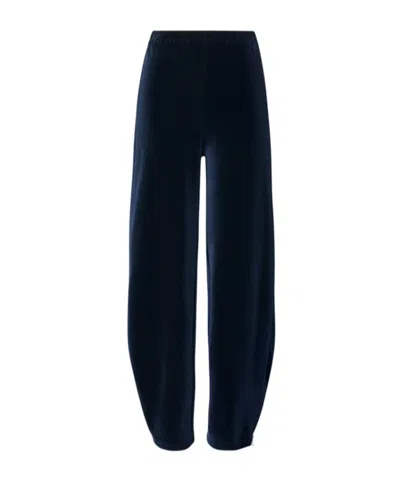 Tory Burch Cotton Sweatpant In Blue