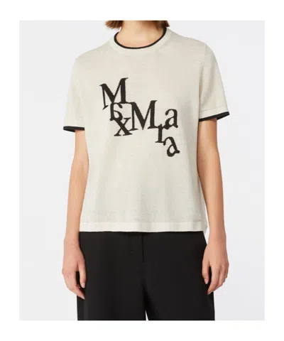 Max Mara Logo-print T-shirt In White