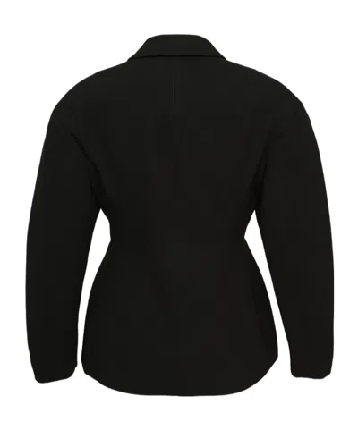 Jil Sander Double Face Technical Jacket In Black