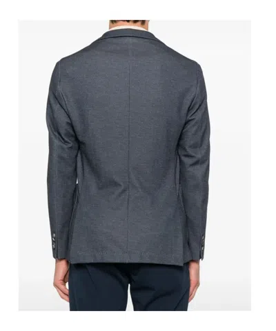 Hugo Boss Patch-pocket Jacket In Blue