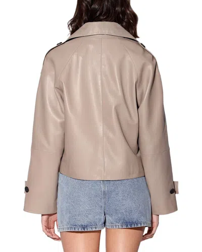Walter Baker Ruth Leather Jacket In Brown