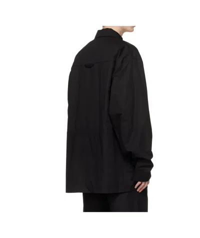 Rier Collared Field Jacket In Black