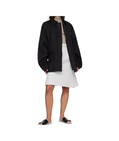 Rier Collared Field Jacket In Black