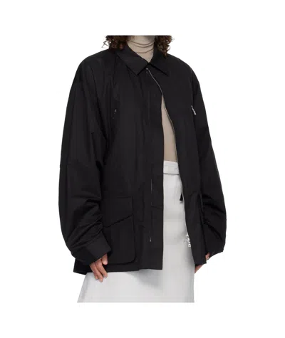 Rier Collared Field Jacket In Black
