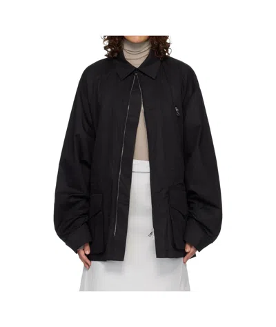 Rier Collared Field Jacket In Black