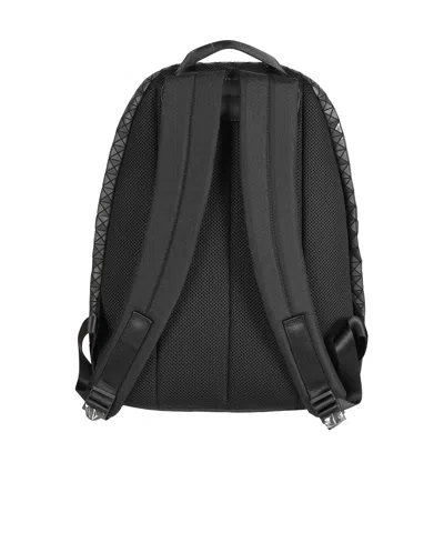 Bao Bao Issey Miyake Geometric-pattern Backpack In Black