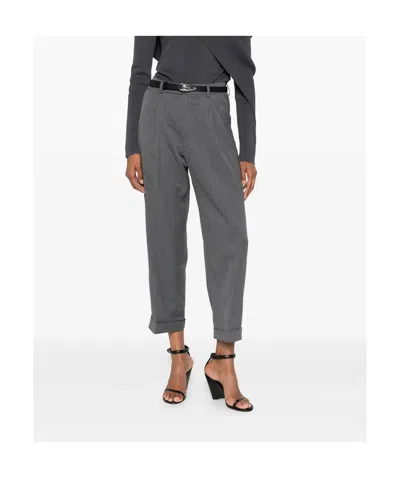 Entire Studios Wool Trousers In Gray