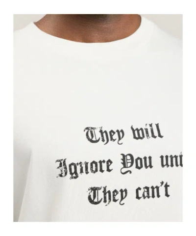 Palm Angels Statement Print T-shirt In White