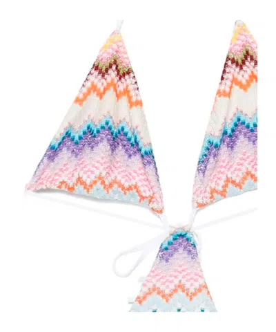 Missoni Zigzag Pattern Bikini In Multi
