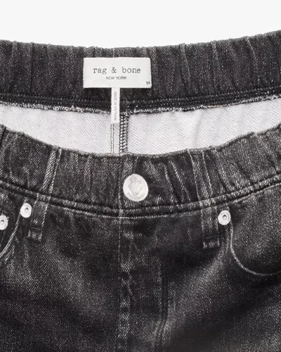 Rag & Bone Rb Miramar Terry Jogger Pant Jeans In Black