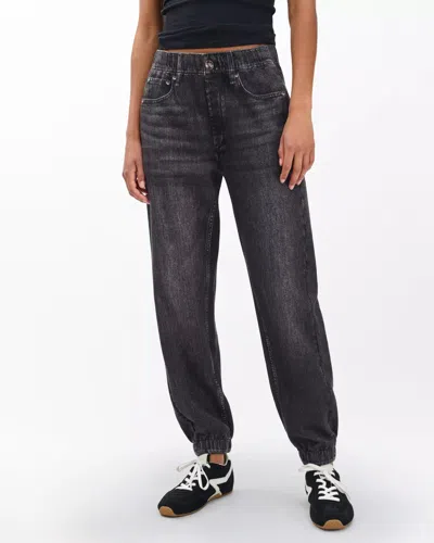Rag & Bone Rb Miramar Terry Jogger Pant Jeans In Black