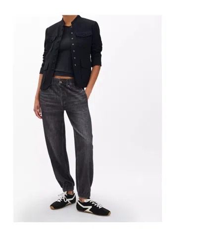 Rag & Bone Rb Miramar Terry Jogger Pant Jeans In Black