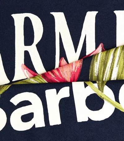 Barbour X Farm Rio Floral-print T-shirt In Blue