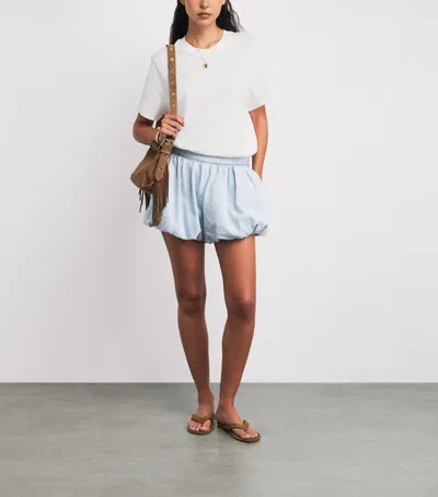 Maje Cotton Graphic T-shirt In White