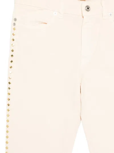 Just Cavalli Studs Jeans In Neutral