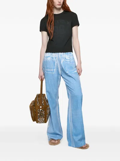 Acne Studios Logo-print Short-sleeve T-shirt In Black