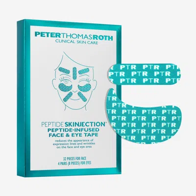 Peter Thomas Roth Peptide Skinjection™ Peptide-infused Face & Eye Tape In Transparent